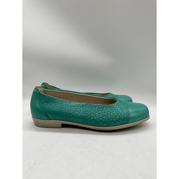 SAS Maui Slip On Loafer Teal Flats Cushioned Orthotic 7.5 - Picture 5 of 11